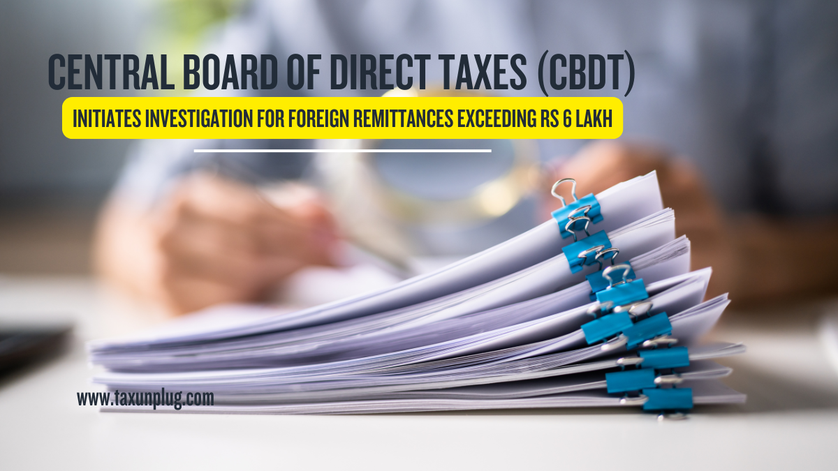 Central Board of Direct Taxes (CBDT)